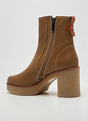 Botine/ghete toc pătrat toc de 7 la 9 cm maro ROSEMETAL femeie