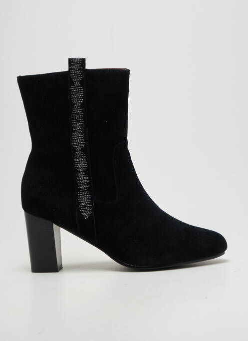 Botine/ghete toc pătrat toc de 7 la 9 cm negru EMILIE KARSTON femme