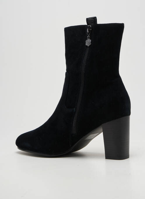Botine/ghete toc pătrat toc de 7 la 9 cm negru EMILIE KARSTON femme