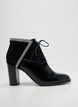 Botine/ghete material neted toc de 7 la 9 cm negru MELLOW YELLOW femme