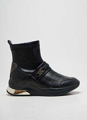 Botine/ghete vârf rotund toc de 4 la 6 cm negru LIU JO femeie