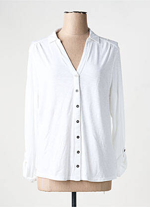 Cămașă croială cambrată mâneci lungi alb WHITE STUFF femme