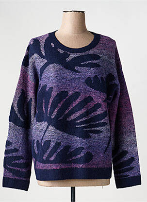Pulover elasticitate mâneci lungi violet WHITE STUFF femeie