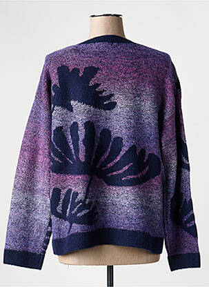 Pulover elasticitate mâneci lungi violet WHITE STUFF femeie