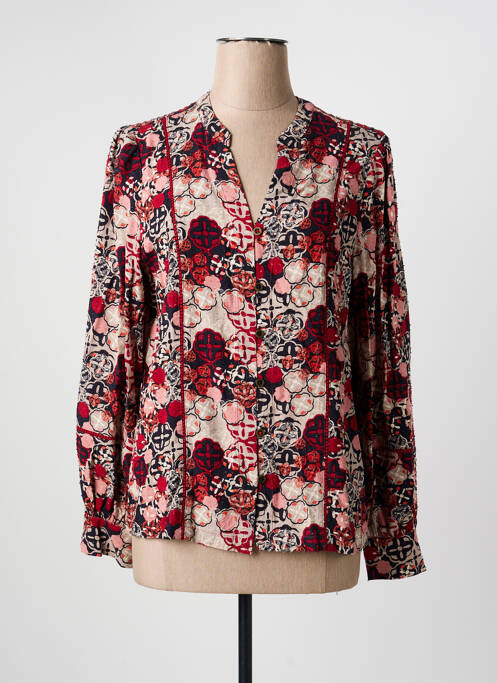 Cămașă imprimeu floral mâneci lungi roșu WHITE STUFF femme