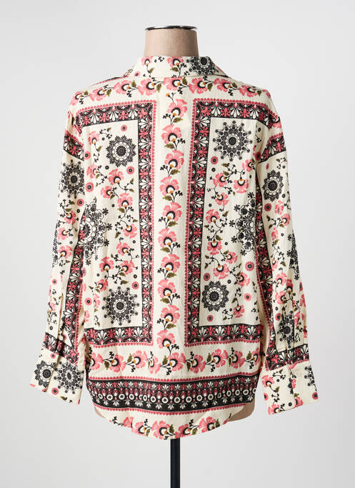 Cămașă imprimeu floral mâneci lungi bej GRACE & MILA femme