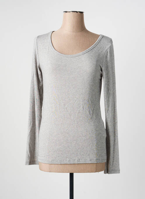 Tricou mâneci lungi mâneci lungi gri PAKO LITTO femme
