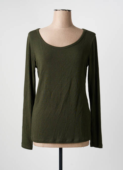 Tricou mâneci lungi mâneci lungi verde PAKO LITTO femme