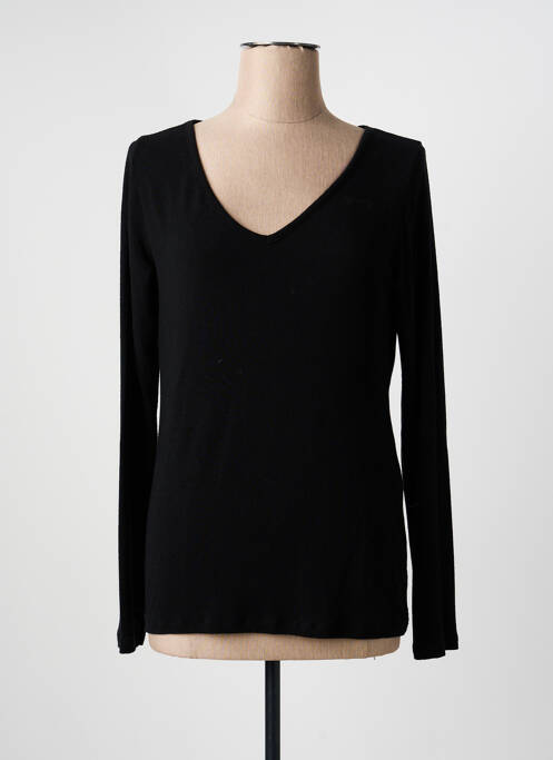 Tricou mâneci lungi mâneci lungi negru PAKO LITTO femme