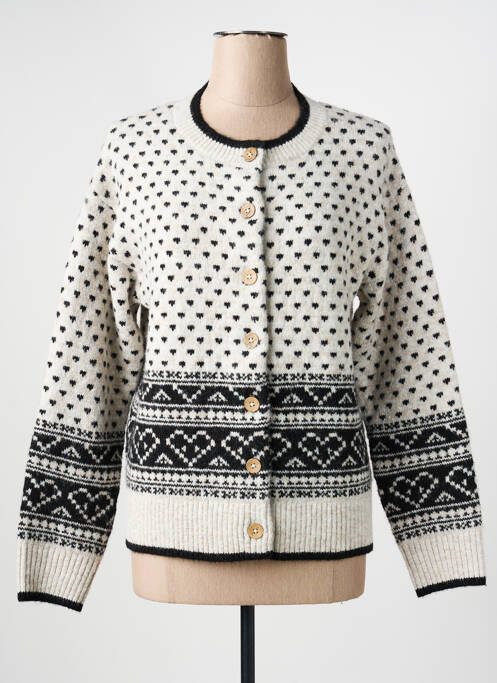 Vestă cu mâneci lungi elasticitate bej WHITE STUFF femme