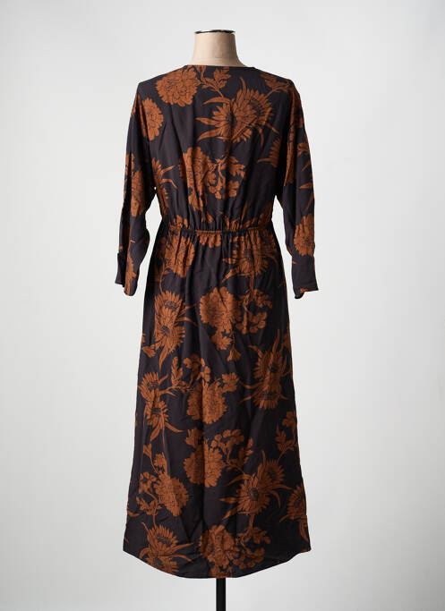 Rochie lungă mâneci lungi mâneci lungi negru AN' GE femme