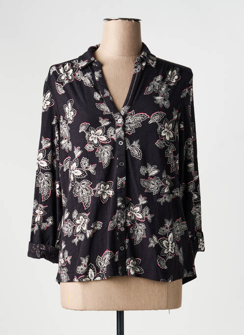 Cămașă imprimeu floral mâneci lungi negru WHITE STUFF femme