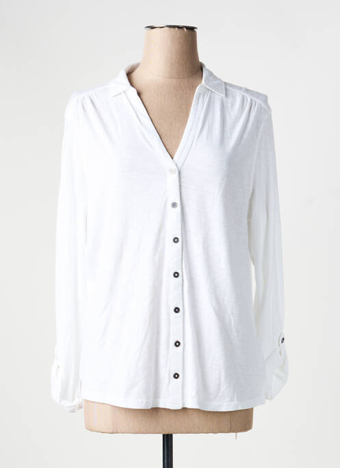 Cămașă croială cambrată mâneci lungi alb WHITE STUFF femme