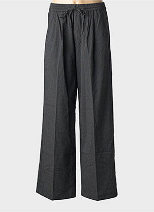 Pantalon larg buzunare mărime normală gri GRACE & MILA femeie