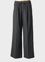 Pantalon larg buzunare mărime normală gri GRACE & MILA femeie