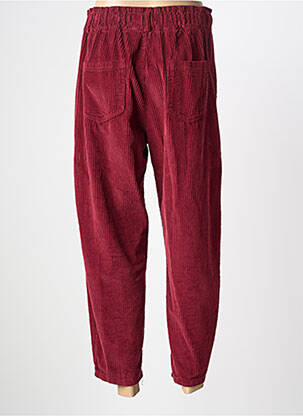 Pantalon 7/8 talie înaltă talie înaltă roșu LUK AP femeie