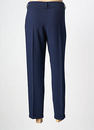 Pantalon 7/8 talie elastică mărime normală albastru PAKO LITTO femeie