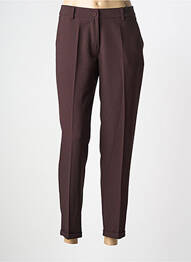 Pantalon 7/8 croială tip țigaretă mărime normală maro PAKO LITTO femme