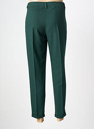 Pantalon 7/8 talie elastică mărime normală verde PAKO LITTO femeie