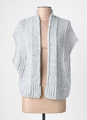 Vestă cu mâneci scurte elasticitate gri PAKO LITTO femme