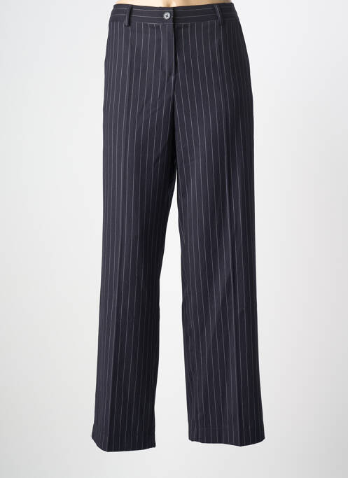 Pantalon drept țesătură poplin talie înaltă albastru PAKO LITTO femme