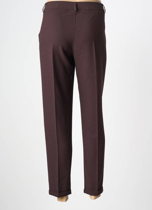 Pantalon 7/8 croială tip țigaretă mărime normală maro PAKO LITTO femme