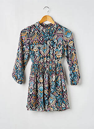 Rochie midi căptușeală mâneci lungi albastru MAYORAL fille