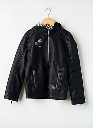 Geci din piele ecologică negru LOSAN garcon