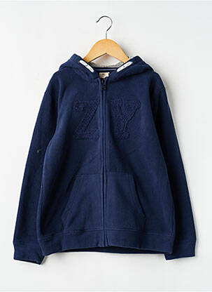 Polar guler rotund albastru ZY garcon