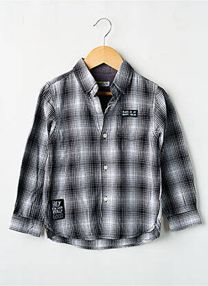 Cămașă cu mâneci lungi țesătură poplin negru LOSAN garcon