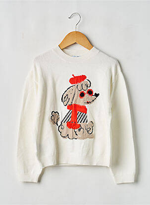 Pulover strânsă pe partea de jos mâneci lungi bej MAYORAL fille