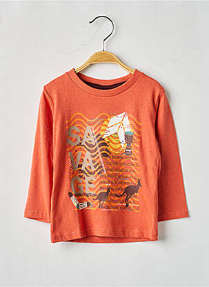 Tricou mâneci lungi mâneci lungi portocalie BOBOLI băiat