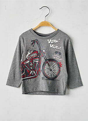 Tricou mâneci lungi mâneci lungi gri BOBOLI garcon