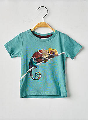 Tricou elasticitate mâneci scurte verde BOBOLI garcon