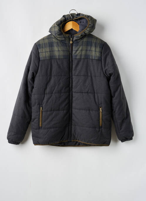 Geacă matlasată mâneci lungi cu glugă gri BOBOLI garcon