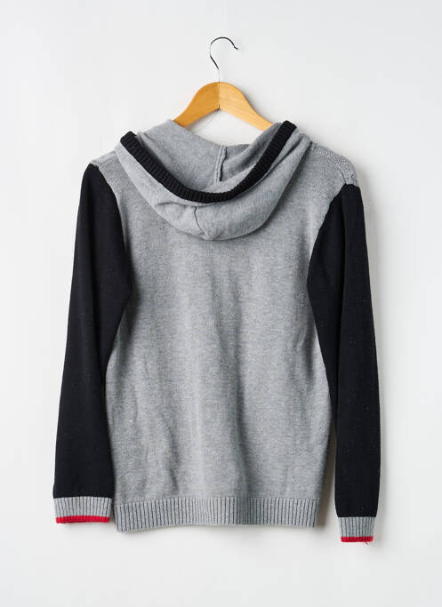 Vestă cu mâneci lungi închidere cu nasturi pe față gri BOBOLI garcon