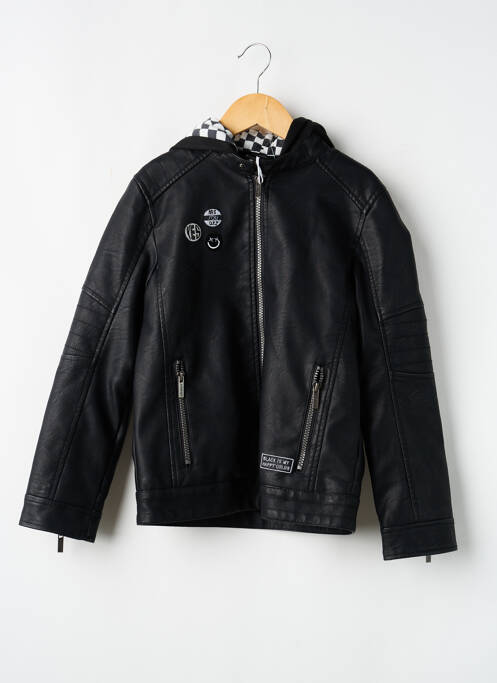 Geci din piele ecologică negru LOSAN garcon