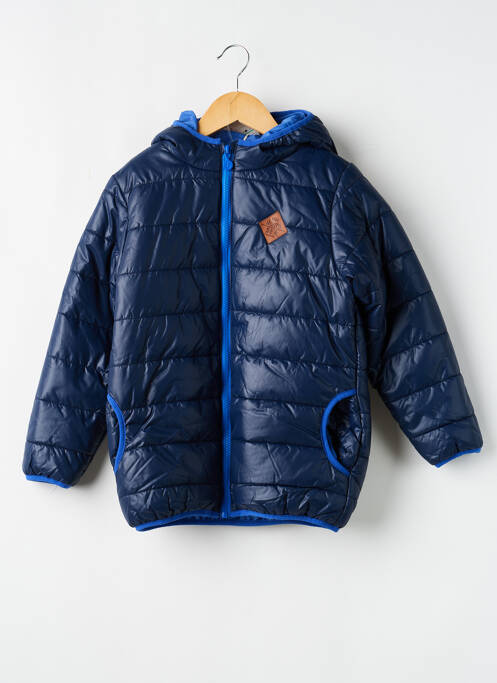 Geacă matlasată mâneci lungi cu glugă albastru BOBOLI garcon