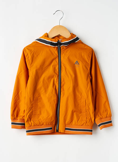 Jachetă vânt efect material satinat cu glugă portocaliu MAYORAL garcon