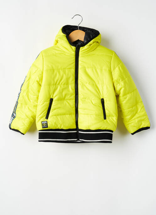 Geacă matlasată mâneci lungi cu glugă galben BOBOLI garcon