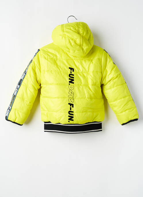 Geacă matlasată mâneci lungi cu glugă galben BOBOLI garcon