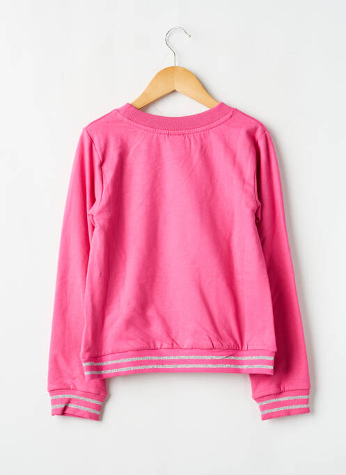 Hanorac țesătură jersey mâneci lungi roz NEWNESS fille