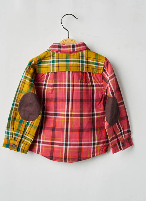 Cămașă cu mâneci lungi țesătură poplin roz BOBOLI garcon