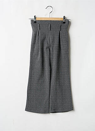Pantalon drept croială dreaptă talie elastică gri BOBOLI fată