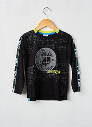Tricou mâneci lungi mâneci lungi negru BOBOLI garcon