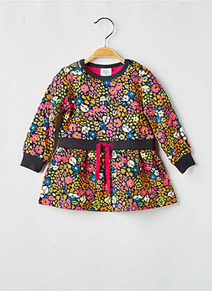 Rochie scurtă mâneci lungi mâneci lungi negru BOBOLI fată