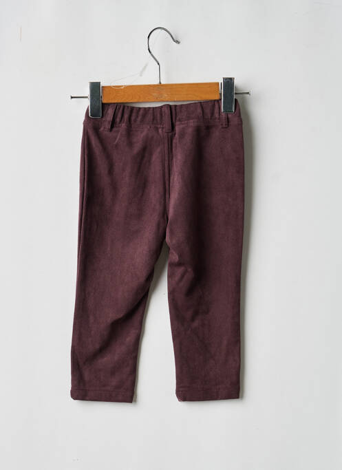 Pantalon slim talie elastică talie elastică maro BOBOLI fille