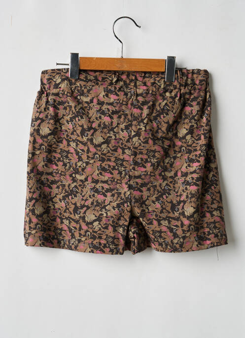 Fustă pantaloni scurți imprimeu fantezie maro LEVV LABEL fille