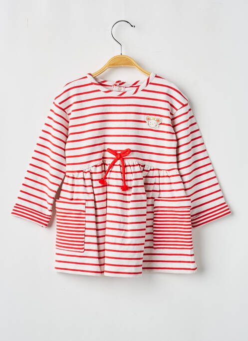 Rochie midi guler rotund mâneci lungi roșu MAYORAL fille