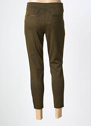 Pantalon 7/8 elasticitate mărime normală verde ICHI femeie